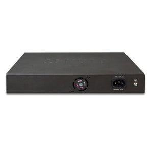 Planet FGSD-1022VHP 8-Port 10/100TX 802.3at PoE + 2-Port Gigabit TP/SFP combo Desktop Switch with LCD PoE Monitor (120W)