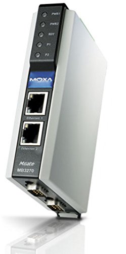 Moxa Americas,Inc. - MGATE MB3270 - 2 Port Modbus TCP to Serial Communication Gateway