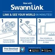 Swann SWNVK-460KH2-US NVK-460 Wi-Fi Security Kit (White)