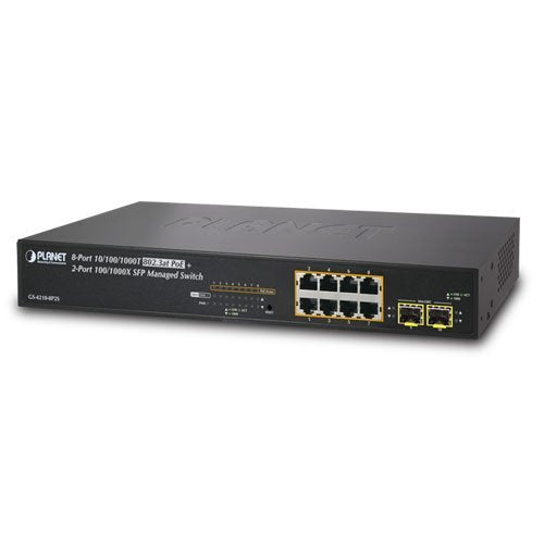 GS-4210-24P4C 24-Port 10/100/1000T 802.3at Gigabit PoE + 4-Port Gigabit TP/SFP Combo Managed Switch (220W)