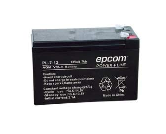 Battery AGM/VRLA 12 Vdc 7Ah. for use in Applications of Electronic Security Systems.