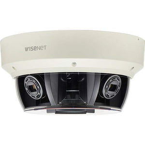 Hanwha Techwin PNM-9080VQ P Series 8MP Outdoor Multi-Sensor Panoramic Network Dome Camera,4 x 2.8-12mm Motorized varifocal Lenses