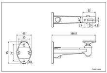 Load image into Gallery viewer, DS-1212ZJ Bullet Camera Wall Mount Bracket Aluminum Alloy Outdoor Indoor CCTV Stand Accessory for Hikvision IP Camera DS-2CD2T32-I8 DS-2CD22 DS-2CD2T32-I5 DS-2CD2232-I5 Series