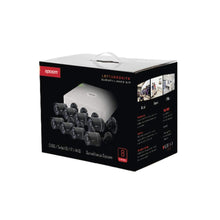 Load image into Gallery viewer, New All in One CCTV Kit/Includes 720p DVR/Hik-Connect P2P / 8 Bullet Cameras/Power Supply and 8 Video and Power Cables (59ft)