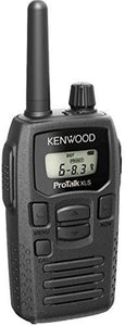 Kenwood TK-3230DX Portable UHF Business Two-way Radio, 4-Digit 7-Segment LCD with Backlight, SELCALL - fleetSync PTT ID and Caller ID Display, 56 Programmable Pre-stored Frequencies, Black