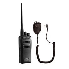 Load image into Gallery viewer, Kenwood ProTalk Digital/Analog NX-340 UHF Two Way Radio with Compact Speaker Microphone Bundle