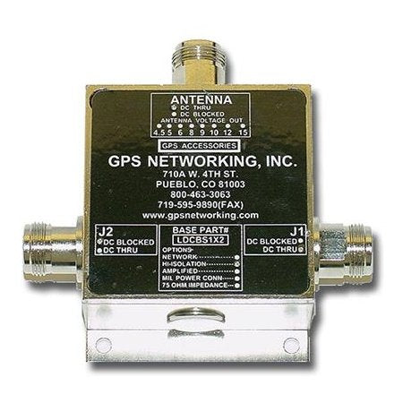 GPS Networking - LDCBS1X2-N - GPS Passive Antenna Splitter 1x2