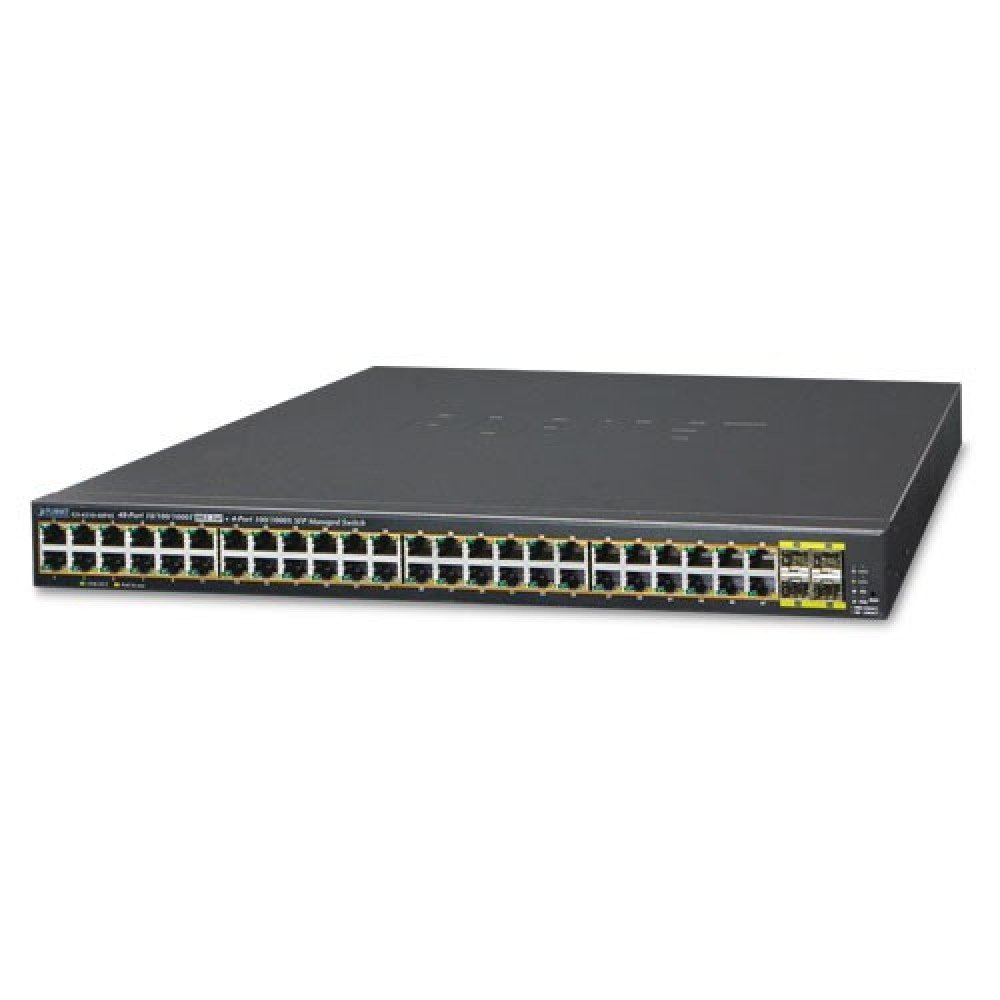 Planet GS-4210-48P4S IPv6/IPv4, 48-Port Managed 802.3at PoE