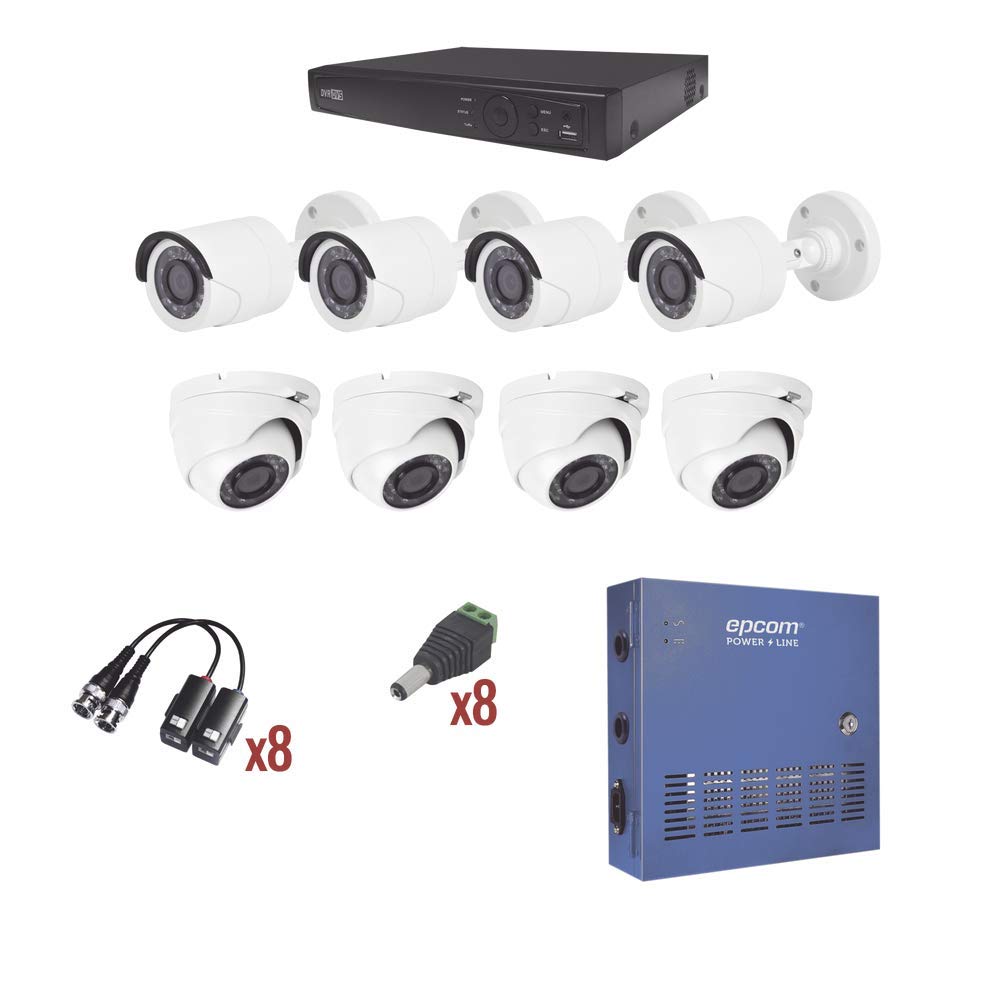 New Video Surveillance 8 Channels Kit Turbo HD Technology