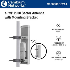 Cambium ePMP Sector Antenna 5GHz for 90/120 degrees with Mounting Kit