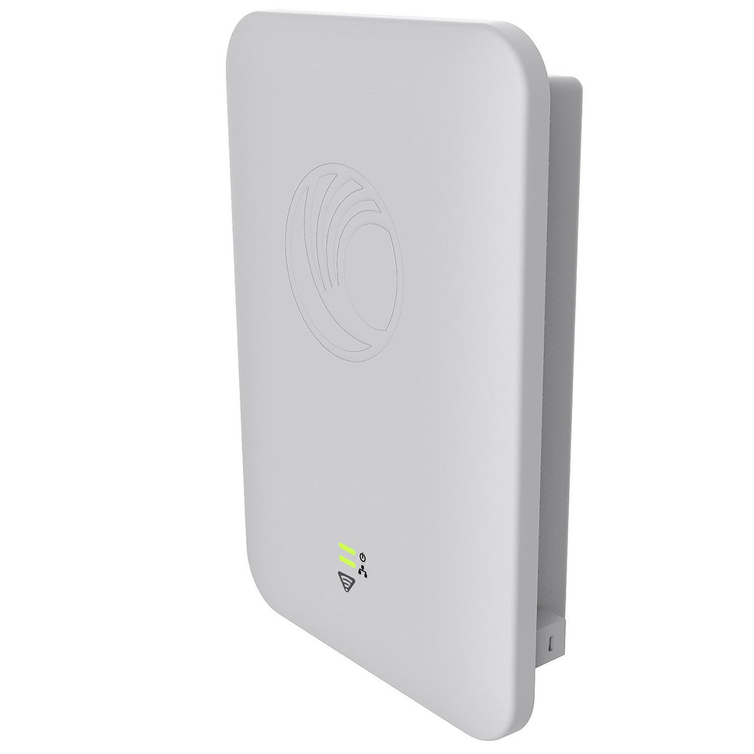 Cambium Networks E501S Outdoor 90-120 Sector 802.11ac WLAN AP with tilt Bracket & PoE Injector - High Density Long Range Access Point - Dual Band 2.4 GHz & 5 GHz (FCC) (PL-501SP00A-US)