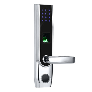 ZKTeco TL400B Digital Bluetooth Locks Biometric Fingerprint Door Lock Keyless Keypad Code Lockset Smart Home Entry with 5pcs RFID Cards